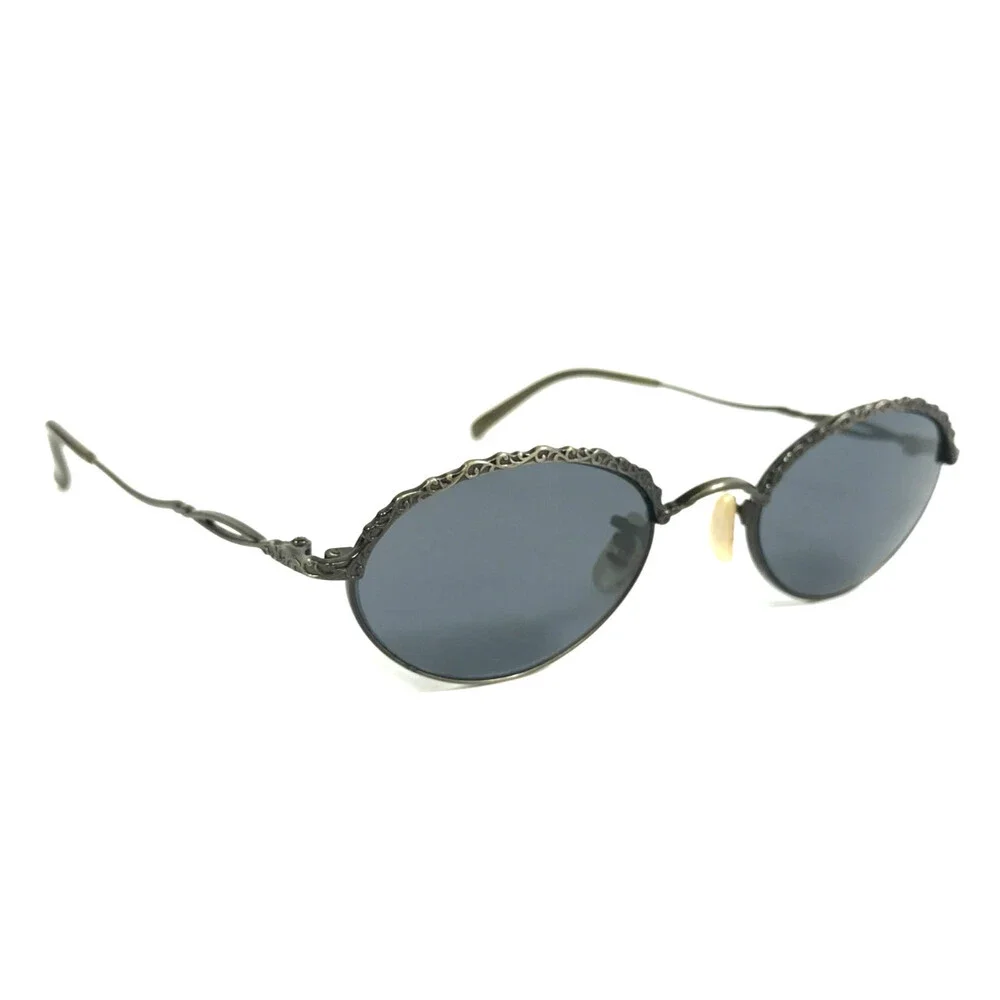 Vintage Oliver Peoples Sunglasses Karina BKC Gray Chrome w Gray Polarized Lenses